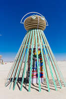 bee dress Black Rock City, Neveda, USA, North America