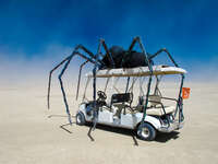 spider car Black Rock City, Neveda, USA, North America